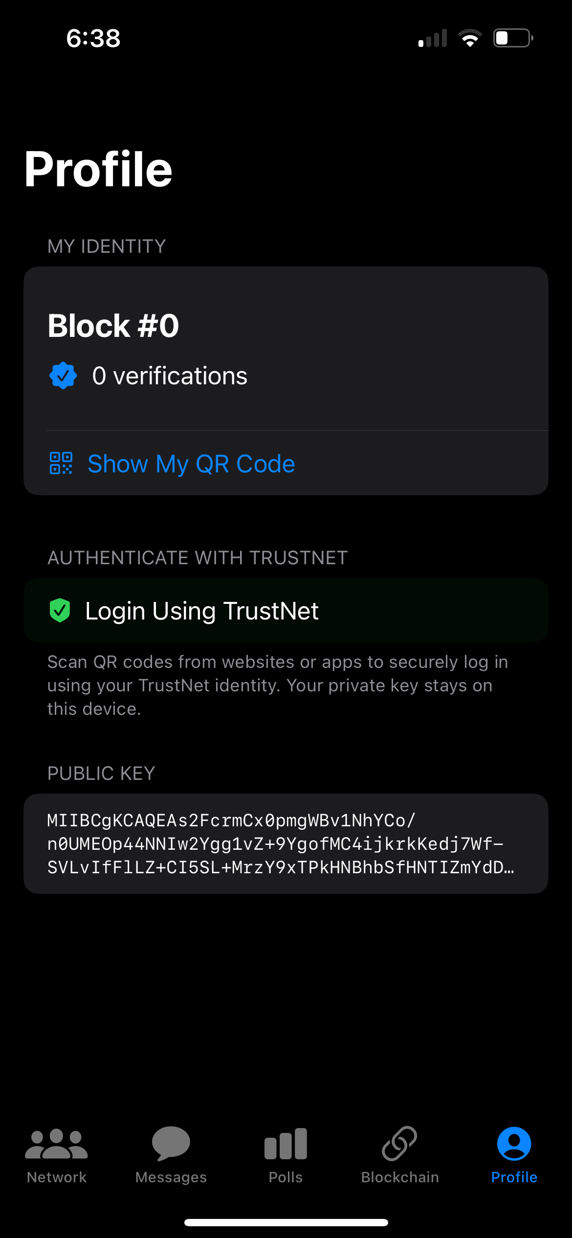 TrustNet Screenshot 2
